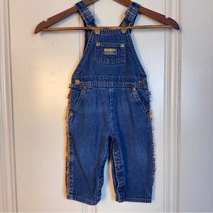 Vintage OshKosh B'gosh Blue Jean Cowboy Overalls 18 Months USA‎ Farmer Ranch